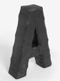 Bronx small black wood effect alphabet ornament 20cm (British brand)