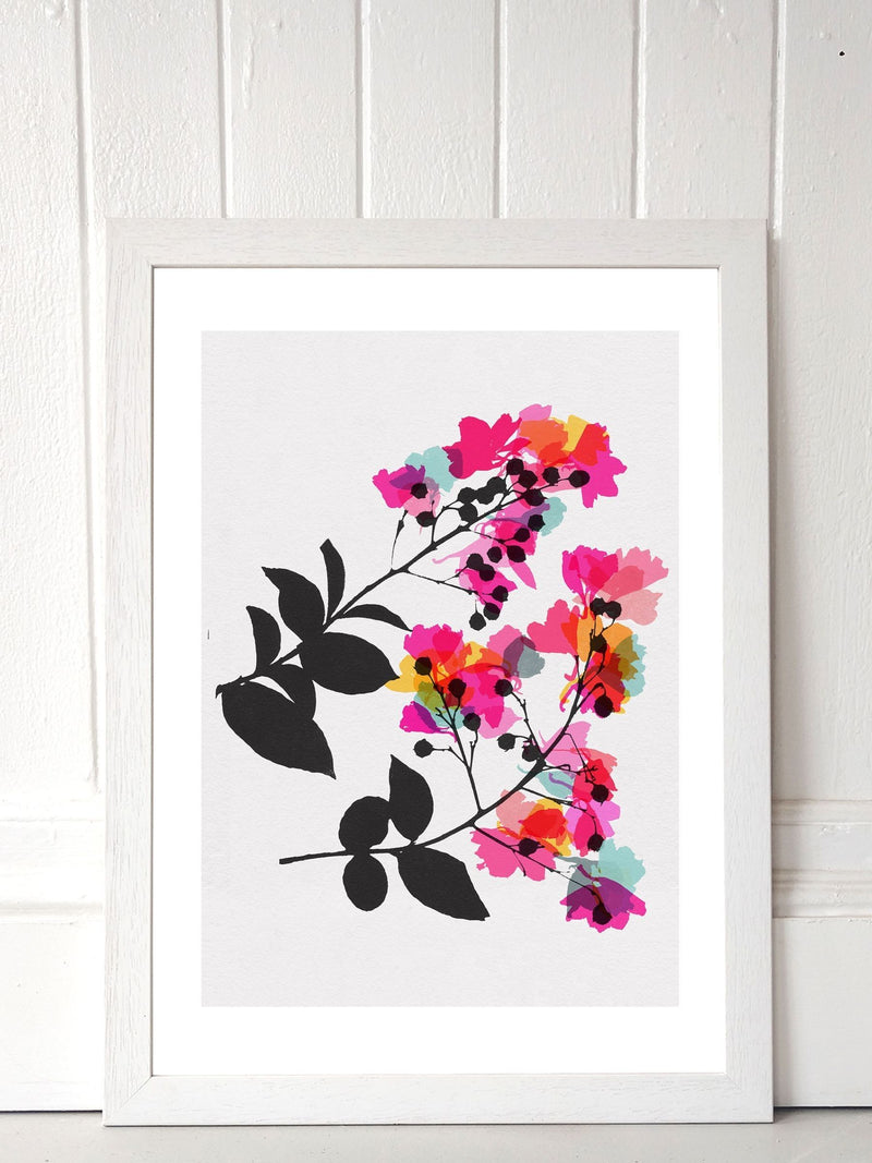 East End Prints floral framed wall art - British product