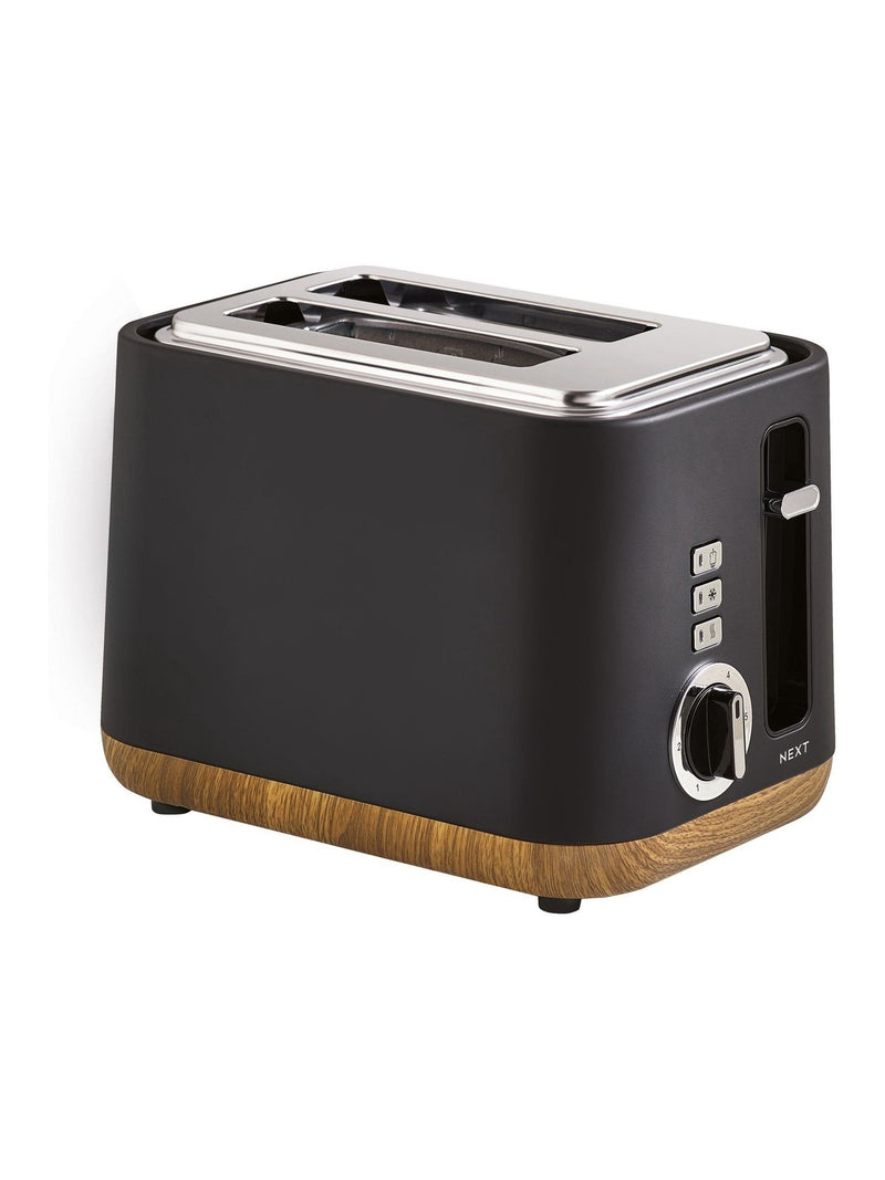 Black Bronx 2 slice toaster - British product