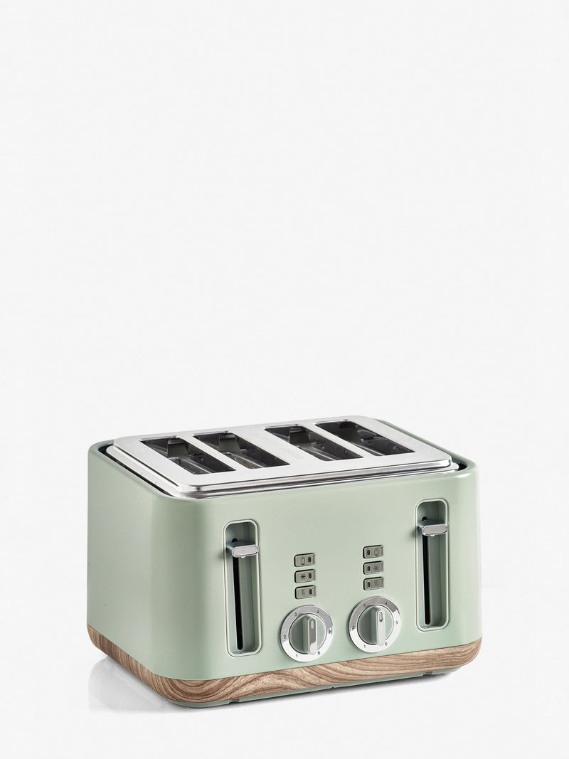 Sage Green Bronx 4 Slice Toaster (British brand)