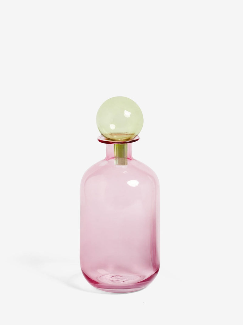 Rockett St George Pink/Green Apothecary Bottle