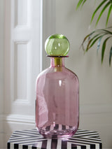 Rockett St George Pink/Green Apothecary Bottle
