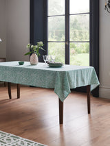 Nina Campbell Green Wipe Clean Tablecloth