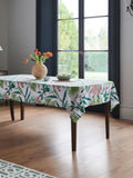 Nina Campbell palm and berry print wipe-clean tablecloth in small and large sizes, imported from the UK