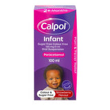 Calpol infant paracetamol strawberry flavour oral suspension 100ml - British product