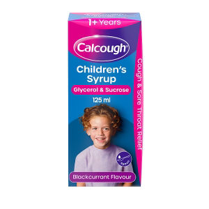 Calcough Children's Cough Syrup Blackcurrant Flavour 125ml