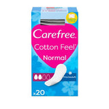 Carefree Normal Cotton Extract Panty Liners Pack of 20