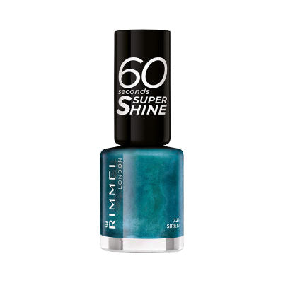 Rimmel London 60 Seconds Polish 721 Siren 8ml, imported from the UK