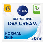 Nivea Refreshing Day Face Cream SPF30 50ml, imported from the UK