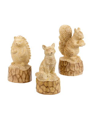 George Home Resin Décor 3 Pack Animal Figurines (Styles May Vary)