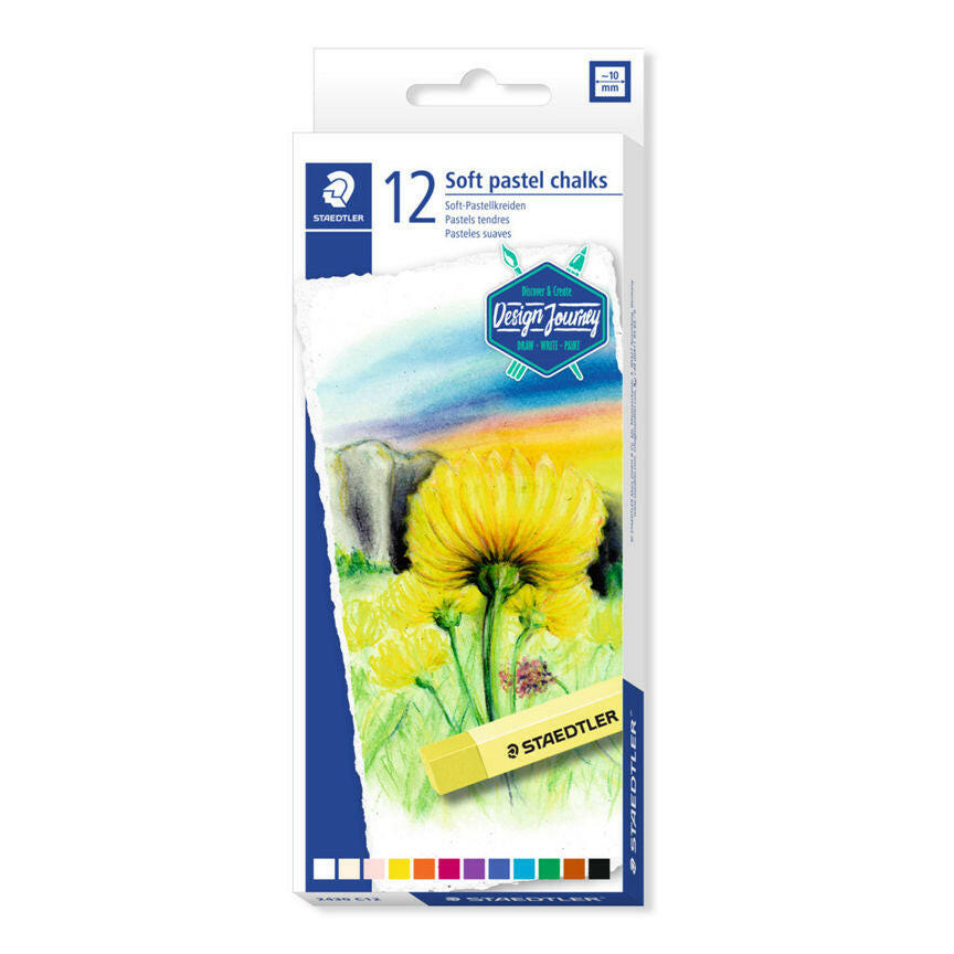 Staedtler Design Journey Soft Chalk Pastels 12pk GOODS ASDA