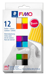 Staedtler FIMO Soft Basic Colours Set Polymer Clay 300g
