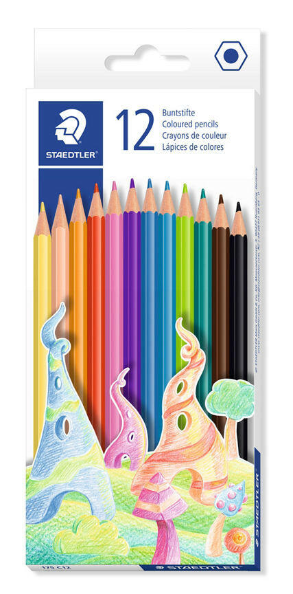 Staedtler Pastel Colouring Pencils 12pk GOODS ASDA