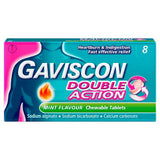 Gaviscon Double Action Mint Flavour Chewable Tablets 8