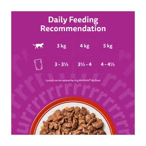 Whiskas meaty meals cat food pouches 12x85g (British brand)