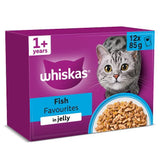 Whiskas Fish Favourites Wet Cat Food 12 x 85g (British brand)
