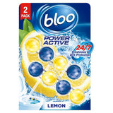 Bloo lemon toilet rim block 2 x 50g - British product