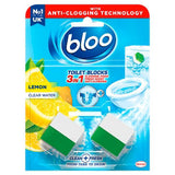 Bloo anti-clogging toilet block Lemon 100g - British product
