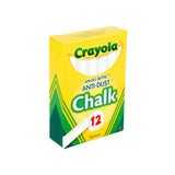 Crayola White Art Chalk 12 Pieces