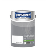 Johnstone's Silk Emulsion Brilliant White Wall Paint 5L