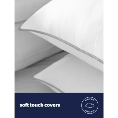 Silentnight Classic Pillow 4 Pack UK Soft Filled White Set (British brand)