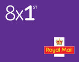Royal Mail 1st Class Stamps 8 Pack Postal Supplies