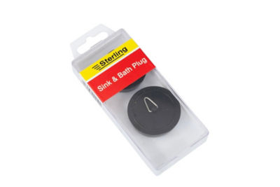 Sterling sink and bath plug set (British brand)