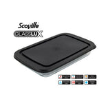 Scoville Glasslux Rectangular Glass Casserole Dish With Lid 2.2L