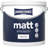 Johnstone's Matt Brilliant White Matt Emulsion 5L