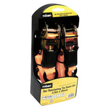 Rolson Ratcheting Tie Down Strap Set 4.5m x 25mm