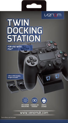 Venom Twin Docking Station PS4 Controllers (British brand)
