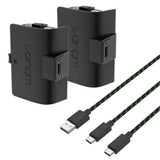 Venom Twin Rechargeable Battery Pack Xbox Series X Black 850mAh