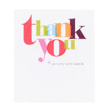 George Home Thank You So Very Much Card 154mm x 184mm