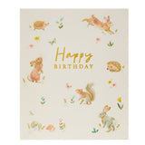 George Home Cute Woodland Characters Birthday Greeting Card 154x184mm