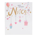 George Home Niece Birthday Card 160x190mm