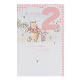 Disney Winnie the Pooh 2nd Birthday Card 155x235mm