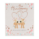 Boofle Anniversary Greeting Card 165x190