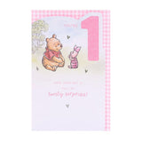 Disney Winnie the Pooh 1st Birthday Greeting Card 155 x 235 mm