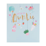 George Home Auntie Birthday Card 160x190mm