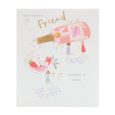 George Home friend birthday card 160x190mm, UK version