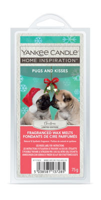 Yankee Candle Pugs & Kisses wax melt 75g (British brand)