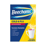 Cold and Flu Relief Hot Drink Sachets with Paracetamol, Blackcurrant Flavour, 5 Sachets