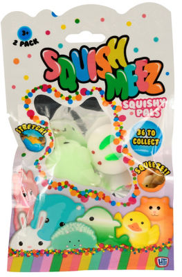Squish Meez Lot de 2 jouets porte-monnaie Squishmeez, modèle aléatoire