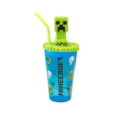 Zak Minecraft 3D Head Sipper Tumbler 443ml (British brand)