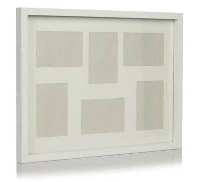 George Home white box 6 aperture photo frame, UK version