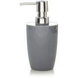 George Home Charcoal Bathroom Soap Dispenser 7.8x7.8x16.5cm