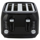 George Home Black 4 Slice Toaster, UK version