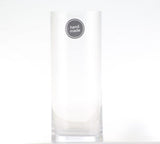 George Home Clear 25cm Cylinder Vase