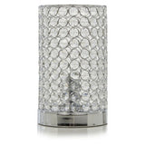 George Home Acrylic Crystal Beaded Cylinder Table Lamp