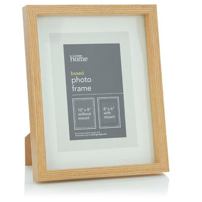 George Home light wood boxed frame 8 x 6 inch, UK version